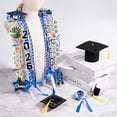 thumbnail image 2 of Miguan 18 Pcs Graduation Leis Class of 2026 Double Braided Ribbon Money Lei Kit Gift Party Favor for Women Men(Blue, White), 2 of 7