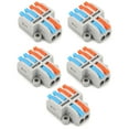thumbnail image 3 of Electrical Connectors Blocks,5Pcs Lever Nut Connector Pushin Wire Connectors Spring Lever Terminal Unmatched Quality, 3 of 8