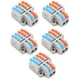 thumbnail image 2 of Bloques de conectores eléctricos, 5 piezas Conectores de tuerca de palanca Conectores de cable de empuje Conector de tuerca de palanca Materiales ecológicos, 2 of 9