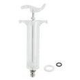 thumbnail image 3 of Jeringa de uso veterinario, inyector de alimentación Manual ajustable de acero plástico para granja ganadera, 50ml, 16,5 cm/6,5 pulgadas, 3 of 5