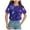 5-Purple, variant on ZTKWD Boys Girls Kids Shirts Tops Short Sleeve Starry Sky Galaxy Print 6-16 Years