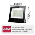 thumbnail image 2 of Lampe de Projection LED 380W 650W Lampe de Projection IP65 Étanche Projecteur Super Lumineux Éclairage de Rue Extérieur pour Jardin, Grand Application, 2 of 8