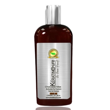 Keratin Cure SULFATE FREE- Chocolate Brazilian Shampoo with Aloe Daily Use Promote hair growth decrease hair loss  4 (Best Shampoo To Promote Hair Growth)