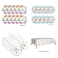 thumbnail image 3 of CuiLiyq Easter Party Supplies Set of 41, Disposable Paper Dinnerware, for Easter Party Spring Holiday Birthday Decorations (10 Pcs 7" Plates, 10 Pcs 9" Plates, 20 Pcs Napkins, 1 Pcs Tablecloth), 3 of 7