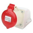 thumbnail image 3 of Industrial Socket, 3P+N+E 32A Socket Brass Guides  For Commercial Operations For Construction Sites, 3 of 8