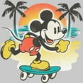 thumbnail image 2 of Toddler's Mickey & Friends Retro Skater Mickey  Graphic Tee Athletic Heather 5T, 2 of 3