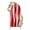 Red, variant on Red Striped Arch Backdrop Cover 5FT, Modern Gradient Geometric Ripple Stripes Spandex Fitted Stretchy Arch Stand Covers, Round Top Chiara Backdrop Cover for Wedding Party Birthday Baby Shower