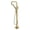 Brushed Gold, variant on sumerain Freestanding Bathtub Faucet with Hand Shower, Floor Mount Tub Faucet Brass Single Handle High Flow Chrome