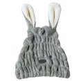 thumbnail image 1 of Dry Hair Cap Absorbent Fast Drying Rabbit Ears Hair Turban Hair Wrap for Adults, 1 of 8