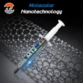 thumbnail image 4 of New High Performance Thermal Grease M12 thermal paste Plaster pasta termica 12.4W/mk 1/4/8/15/30g For CPU/PS5/LED/desktop PC 1 g M12 12.8W-Mk, 4 of 6