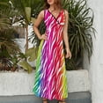 thumbnail image 4 of Animal Print Patterns Sleeveless Dress Woman Fashion Long Dresses Women's Summer Suit Dress 2025, 4 of 7