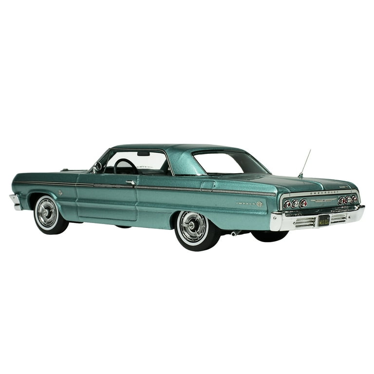 1964 Chevrolet Impala Azure Aqua Blue Metallic with Blue Interior