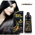 thumbnail image 5 of Meidu 3 in 1 Natural Hair Dye Ginger Color Shampoo for Men and Women 500ml- Black, 5 of 13