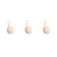 thumbnail image 2 of Billuyoard Fuzzy Ball Llavero Flexible Cómodo Encantador Llaveros Adorable Práctico Llaveros Mujeres para Niños Adultos Ancianos Estudiantes Beige 9 cm Type1 NO1 Billuyoard  CBP355783, 2 of 5