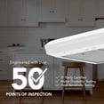 thumbnail image 5 of Broan-NuTone 30" Under Cabinet Rangehood, ENERGY STAR, 350 Max Blower CFM, White, 5 of 6