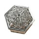 thumbnail image 5 of Caja de dulces hexagonal, cajas de dulces, bolsas con tapa, caja de joyería, frascos huecos, regalo de golosina Argenteo, 5 of 9