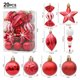 thumbnail image 2 of 29/20 piezas decoración del hogar adornos navideños bolas creativas perfectas para fiestas, 2 of 7