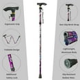 thumbnail image 5 of Riklu Walking Cane, Folding Cane for Men & Women, Portable Lightweight, 5-Level Adjustable Height, Collapsible Cane for Seniors Balancing Mobility Aid, 5 of 6