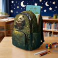 thumbnail image 3 of DISNIMO Panda Book Printed Kids Backpack for Girls Boys 17 Inch Lightweight Schoolbag with Front Pockets Large Capacity School Backpack for Elementary Middle Students, Back to School Supplies, 3 of 7