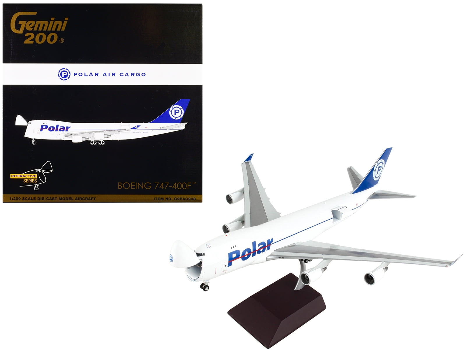 Boeing 747-400F Commercial Aircraft White w/Brown Tail Boeing 747-400F Commercial Aircraft White w/Brown Tail