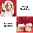 thumbnail image 6 of YOHAVEN Christmas Dog Costume, Father Christmas Puppy Outfit for Small Dogs, Soft Breathable Holiday Shirt for Dachshund Chihuahua Teddy Poodle, Christmas Pajamas, 6 of 6