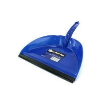 Bulk Buys Wide Mouth Dust Pan with Rubber Edge, Case of 24 by Bulk Buys