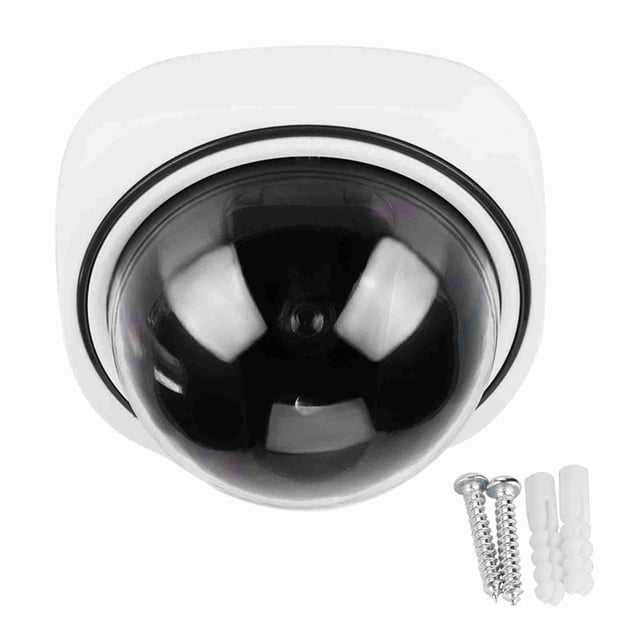 Cámara domo de seguridad inalámbrica para el hogar, cámara de vigilancia simulada para interiores y exteriores.