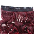 thumbnail image 3 of AGPtek 26" Enstyle Supreme Neon Tangle Curly Hair Extension Ponytail-wine red to dark red, 3 of 3