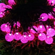 Solar Powered 30 LEDs String Light Waterproof Outdoor Garden Path Yard Decor Lamp Outdoor Garden Yard Decor Path Accessories Solar Powered 20ft 30 LEDs Waterproof Portable String Light White