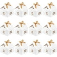 thumbnail image 1 of 20 cajas de regalo pequeñas con forma de casita con cinta (12,4 x 12,4 x 13,5 cm). Cajas de cartón para dulces., 1 of 6