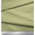 thumbnail image 2 of Soimoi Poly Georgette Fabric Leaves & Berries Shirting Print Sewing Fabric Yard 42 Inch Wide, 2 of 3