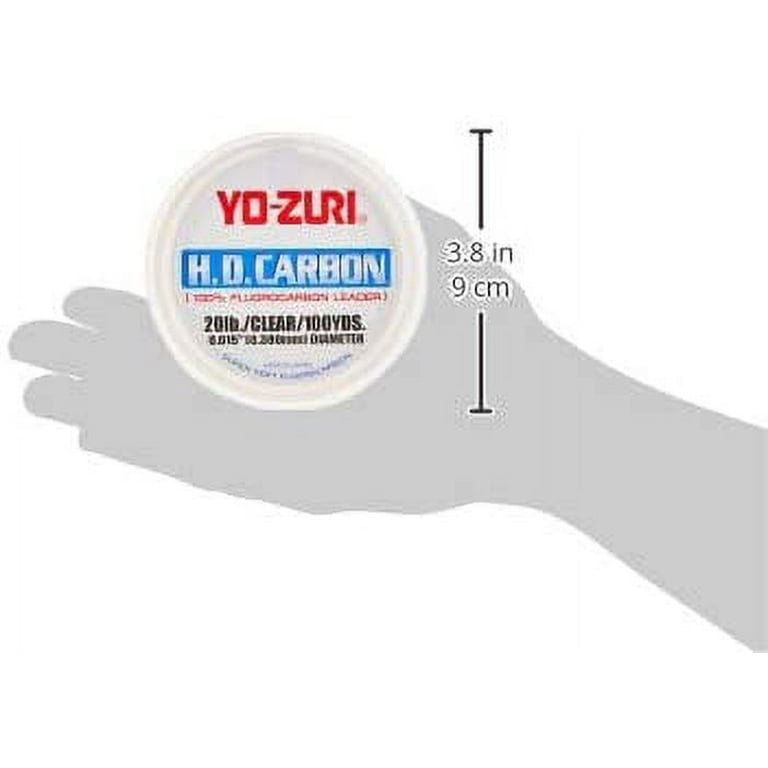 Yo-Zuri H.D. Fluorocarbon 100 Yard Leader Line – Treccia Pesca Invisibile Tinta Rosa - 6
