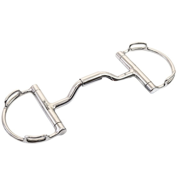 Bar H Equine D Ring Racking Snaffle Bit Stainless Steel