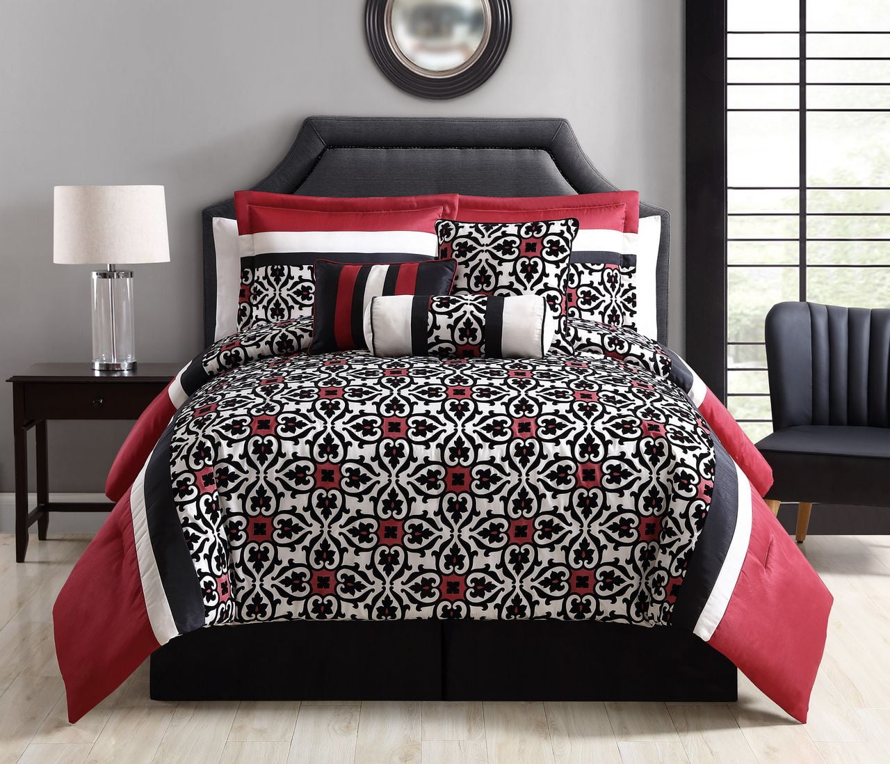 Red And Black Comforter Sets