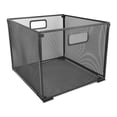 thumbnail image 4 of Desktop File Storage Bin, File Basket Holder Multi Functional Iron Rustproof Stylish Foldable  For Office, 4 of 7