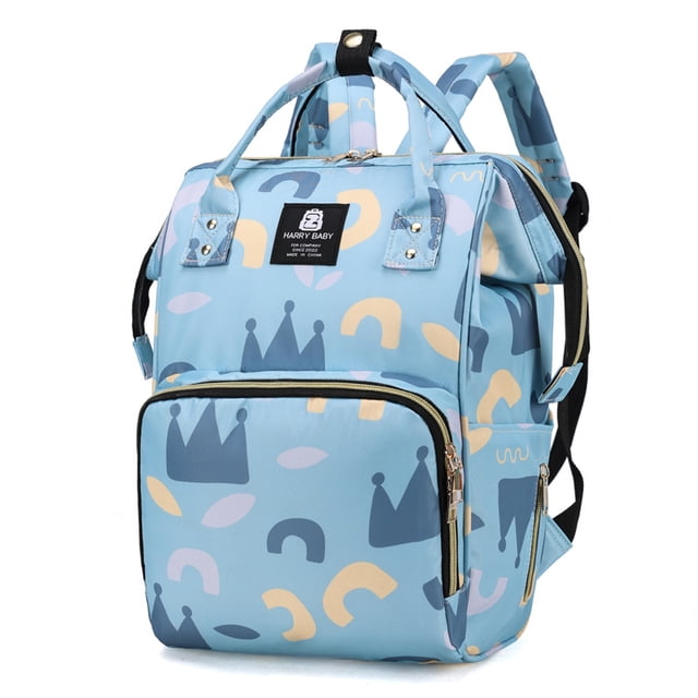 NestbagDiaper Bag Backpack, Multifunction Waterproof Diaper Changing Bag with Insulated Pockets, Stroller Straps, Large Baby Bag
