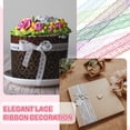 thumbnail image 6 of Uxcell 33 Yard Lace Trim Ribbon, 1.8 Inch Wide Vintage Floral Pattern Crochet Lace Edge Ribbon Trimming for DIY Sewing Crafts Gift Wrap Wedding Dress Home Decoration(Yellow, 3 Roll), 6 of 6