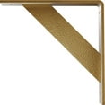 thumbnail image 4 of Ekena Millwork 2"W x 10"D x 10"H Traditional Steel Bracket, Hammered Gold, 4 of 13