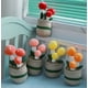 thumbnail image 2 of Plantas verdes y fragantes, adornos en macetas, muñecas, juguetes de peluche de color rojo y naranja, 2 of 5