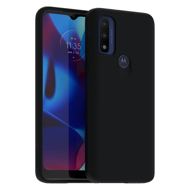 Funda protectora Motorola Moto G Pure (2021) a prueba de golpes negra