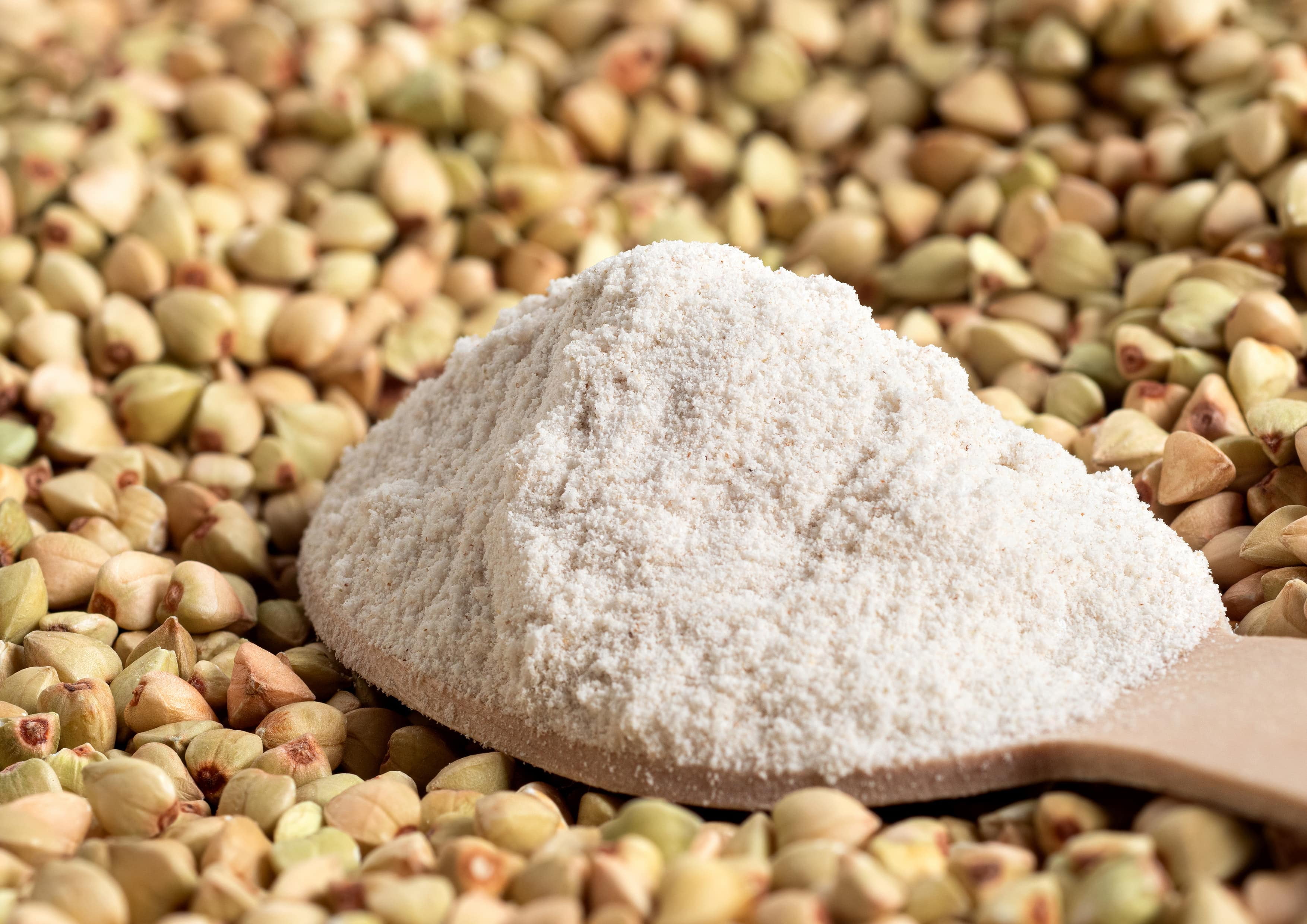 Organic Hulled Buckwheat Flour, 25 Pounds – Non-GMO, Finely Milled Raw Buckwheat Groats, Kosher, Vegan, Bulk Powder. Good Source of Fiber, Protein. Wheat Flour Substitute. Great for Pancakes, Noodles