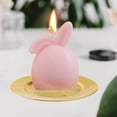 thumbnail image 1 of Velas de conejito de Pascua, velas vintage de primavera con lazo de soja sin humo, velas hechas a mano para decorar tartas de baby shower, decoraciones para bodas, festivales y fiestas., 1 of 6