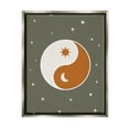 thumbnail image 3 of Stupell Industries Starry Yin Yang Symbol Celestial Sun Moon Shapes Graphic Art Luster Gray Floating Framed Canvas Print Wall Art, Design by Martina Pavlova, 3 of 5