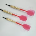thumbnail image 1 of CTIRCHIU 10Pcs Red Plastic Dart Stems with Thread Shafts and Anti Fall Leaves for Competitive Darts, 1 of 8