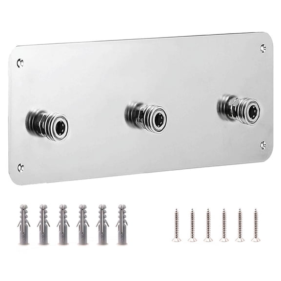 1 Pieces Foam Cannon Holder - Pressure Washer Nozzle Tip Holder, Wall Mountable Foam Cannon Holder Pressure Washer,1 x Pressure Washer Nozzle Tip Holder,Silver