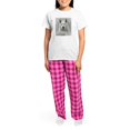 thumbnail image 4 of CafePress - White Wolf Women's Light Pajamas - Women's Short Sleeve Print T-Shirt and Pants Light Cotton Pajama Set, 4 of 7
