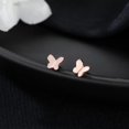 thumbnail image 5 of Solid 925 Sterling Silver Tiny Butterfly Earrings Studs for Women Teens Tiny Studs Earrings, 5 of 13