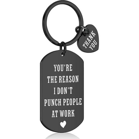 Best Boss Gifts for Women Men Funny Boss Gift Keychain Boss's Day Leaving Gifts for Women Thank You Presents for Colleagues White Elephant Birthday Gift for Bosses Leader