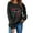 Black, variant on Women's Fashion Casual Long Sleeve Crewneck Loose Fit Pullover Fleece Sweatshirt with Christmas Holiday Print MERRY and Bright for Comfortable Everyday Wear,Army Green,L