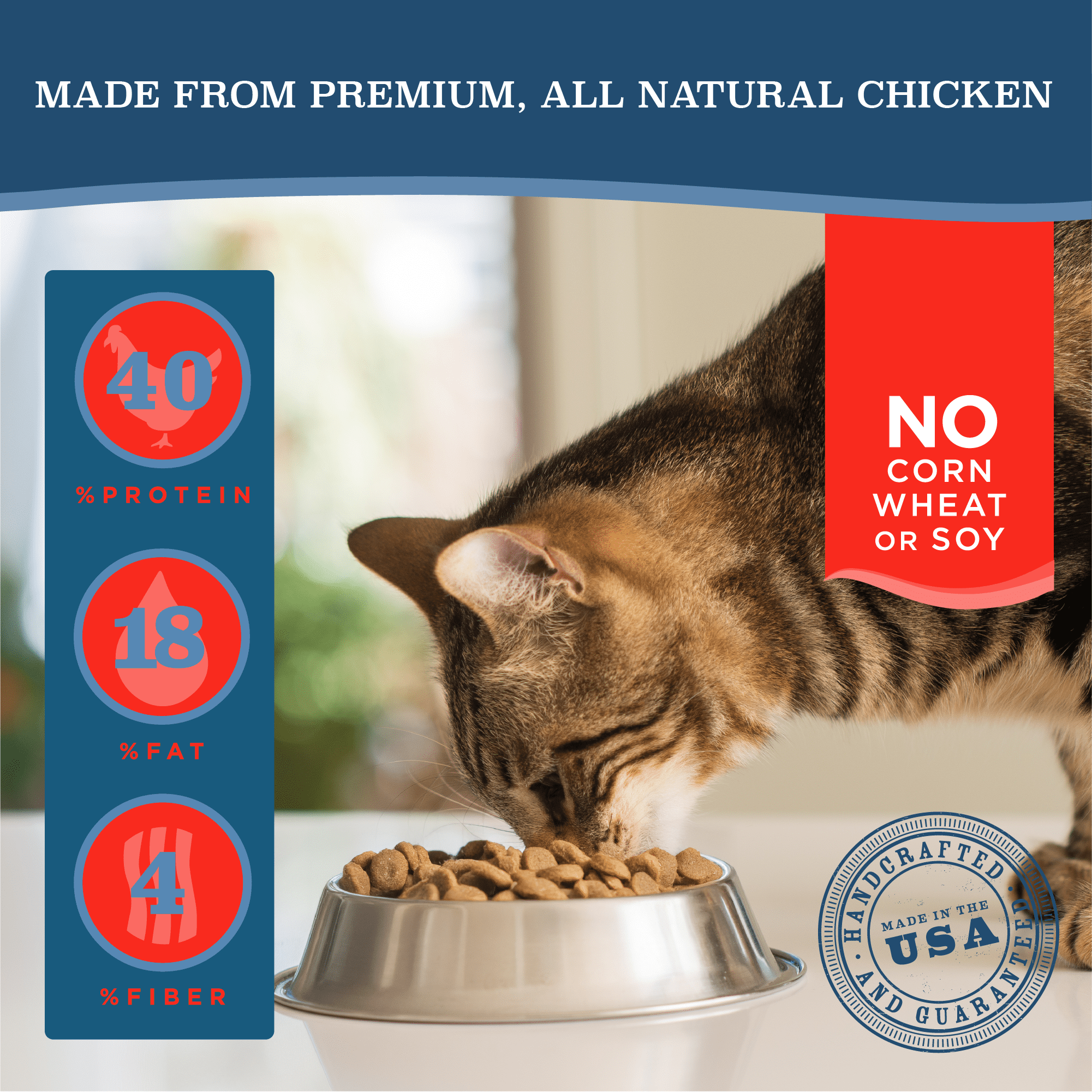 Blackwood Grain Free Cat Food Chicken Meal & Field Pea 13.2 lb.